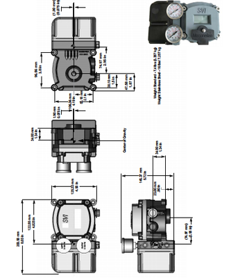 Masoneilan 78-4 78-40 80-40 Air Filter Regulator SVI2 Digital Valve Positioner Control Valves BR200 BR400 Booster Relays
