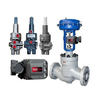 High Temperature Trip Valve Natural Gas Air Pneumatic Valve Emerson Fisher 377 Pressure Sensing Trip Valve