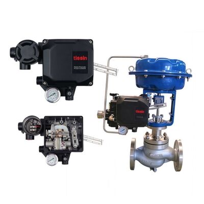 Tissin TS600 Digital Valve Positioner with HART Communication 145 psi Max Outlet Pressure and IP66 Protection