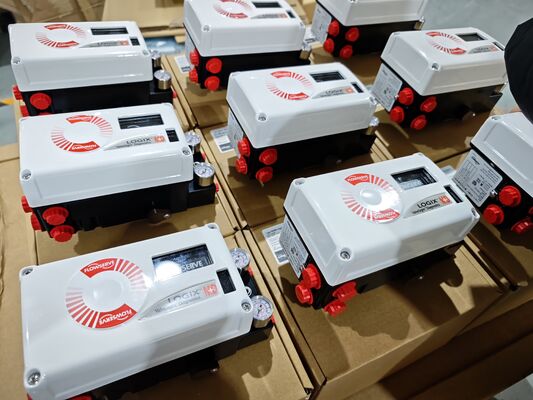520MD Pneumatic Valve Positioner Flowserve Positioner with Chinse brand control valve and actuator