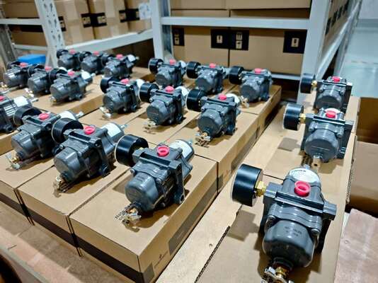 Pneumatic Control Valve with Valmet Neles ND9000 ND9106HX8T, ND9103HX8T, ND9203HE8T, ND9206HE8T Positioner 67cfr Regulator in Stock
