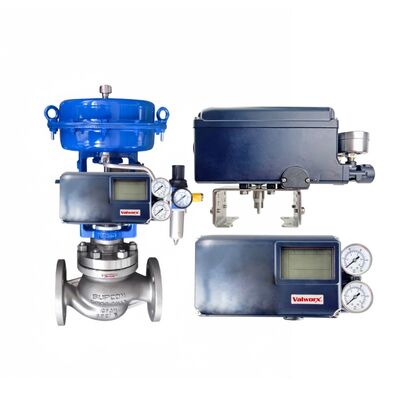 Industrial Valve Positioner Valworx Electro-Pneumatic Chemical Process Valve Positioners with SMC Solenoid Valve