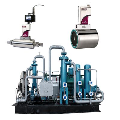 Bronkhorst IN-FLOW Digital Flow Meter with ±0.05% Accuracy, Stainless Steel Construction, and 0.5 M3/h to 263000 M3/h Range