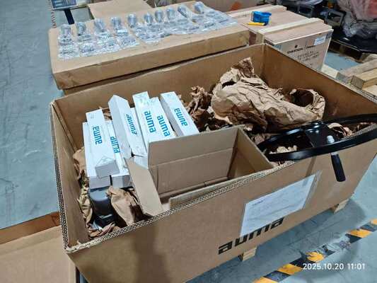 AUMA Electric Linear Actuators Valve Actuators SA and LE  With AC AM Auma Controls for Chinese High Temperature Control Valve