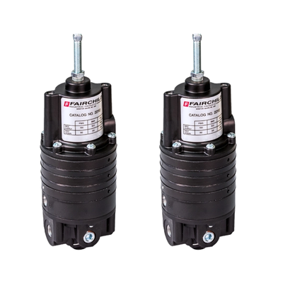 Masoneilan SVI1000G/IM intelligent valve positioner with magnetic feedback function, paired with Rotork Fairchild M22 pneumatic relay