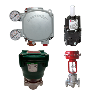 Masoneilan control valve SVI1000 series valve positioner SVI1000G/IM/SW positioner + Fairchild M25 relay and ASCO solenoid pulse valve NFG353D132 24VDC