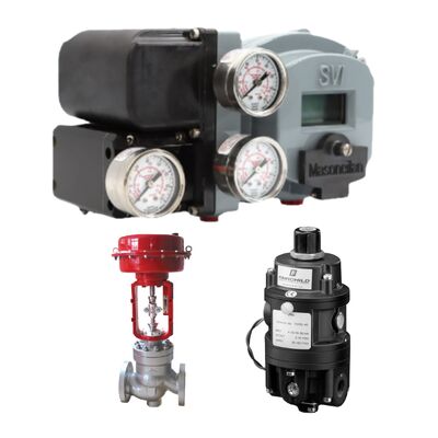 Fairchild T5700 electronically controlled pneumatic sensor and Masoneilan SVI2AP/SVI II series SVI2AP-21123111 valve positioner (with LCD display), brand new, in stock.