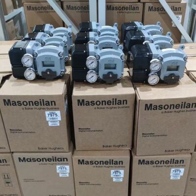 Pneumatic Control Valve Masoneilan Positioner SVI2 4700E Pneumatic Controller And Booster BR200 BR400 