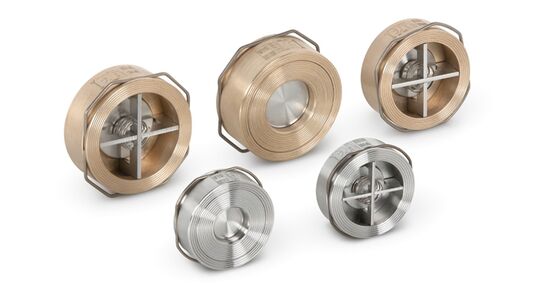 Industrial Pipelines VYC Disc Piston Check Valve 1/4 Brass 304 316 Non-Return Valve for Water Steam Gas