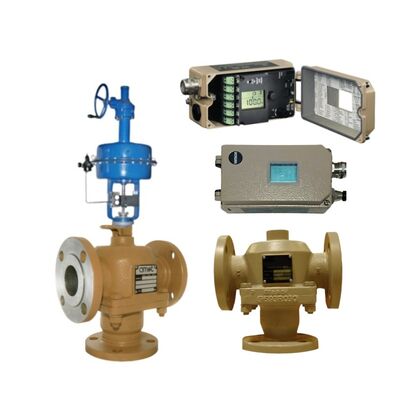 Stock Industrial Temperature Control Valve Amot 3 Way Thermostatic Valves and Samson 3730 Valve Positioner Price
