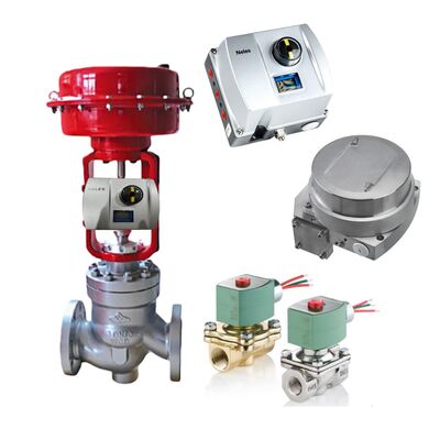 ASCO Solenoid Spool Valves and Neles Valmet ND9000 Series Intelligent Digital Valve Controller Positioners