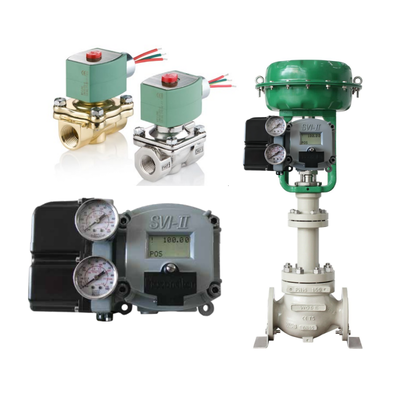 ASCO Solenoid Spool Valves and Masoneilan SVI II Svi2 Digital Valve Positioner Smart Valve Controller