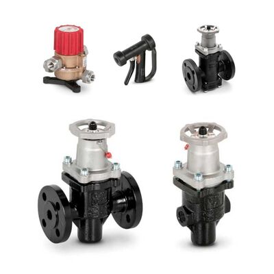 VYC 513 514 614 Direct Acting Pressure Reducing Valve with Stainless Steel Internals and Adjustable Outlet Pressure for Steam Gas Regulation
