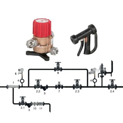 Direct-operated Pressure Reducing Valve with Stainless Steel Trim and Adjustable Outlet Pressure for Steam Systems