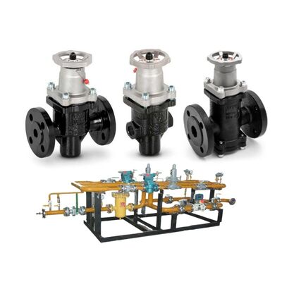 VYC 513 514 614 Direct Acting Pressure Reducing Valve with Stainless Steel Internals and Adjustable Outlet Pressure for Steam Gas Regulation
