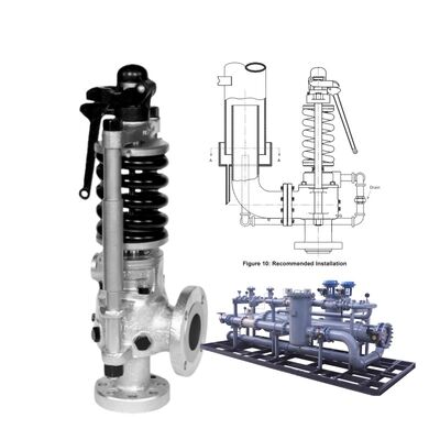 Consolidated Maxiflow Spring Loaded Safety Valve for High Temperature Steam with API 526 Standard