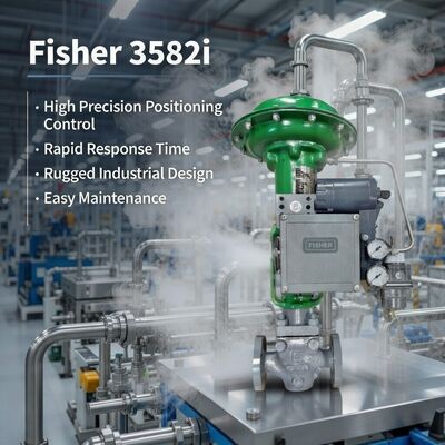 High Performance Fisher 3582i Electro Pneumatic Valve Positioner for Industrial Control Valves