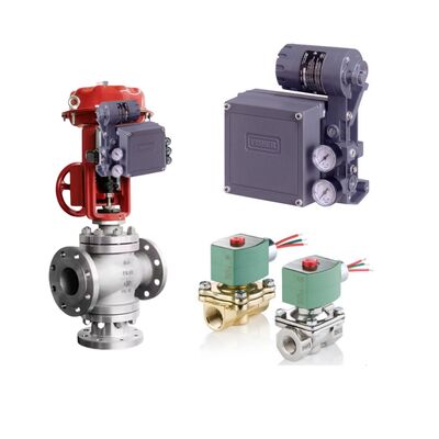 Fisher 3582i Electro Pneumatic Valve Positioner with ASCO Solenoid Valve for Industrial Automation