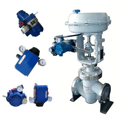 NEWAY CFS Series Lined Control Valve AZBIL AVP300 Positioner Chemical Petrochemical Thermal Power Industry