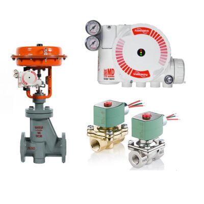 Flowserve Logix 3200MD Digital Valve Positioner HART Smart Control with ASCO Solenoid Valves