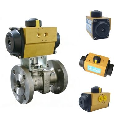 China NEWAY B Series Floating Ball Valve Sirca AP Actuator for Thermal Power Petrochemical Industry