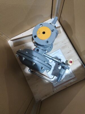 Fisher Regulator 1190 Low Pressure Gas Blanketing Valve Pilot Operated Pressure Reducing Valve For Skid Mounting