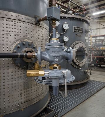 EMERSON Fisher Types 1098-EGR and 1098H-EGR  Pilot-Operated Gas Pressure Reducing Valve with Stock for High Performance Boiler