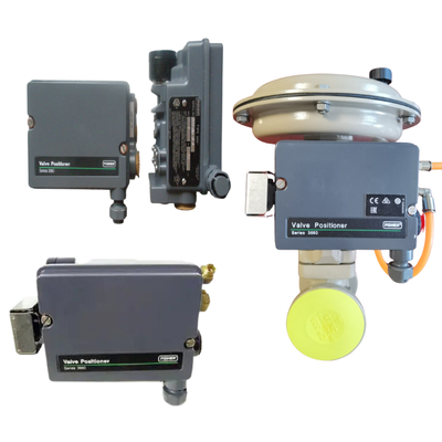 Fisher 3660/3661 Valve Positioner with 67CFR Filter Regulator for Pneumatic Control Valves — Electro-Pneumatic Positioner, 4-20mA, Stainless SteelTemperature Range minus 40°C to 85°C