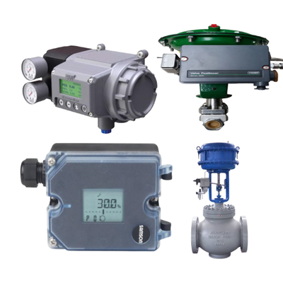 Control Valve Positioners — Fisher 3660/3661 / Samson 3725 / Masoneilan SVI3 Positioners — Ball Valve OEM Components (High Quality) — Available in Stock for Complete Valve Assembly