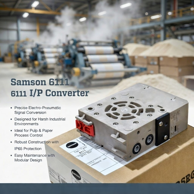 SAMSON 6111 I/P Converter Electro Pneumatic Converter Current Pressure Signal Converter