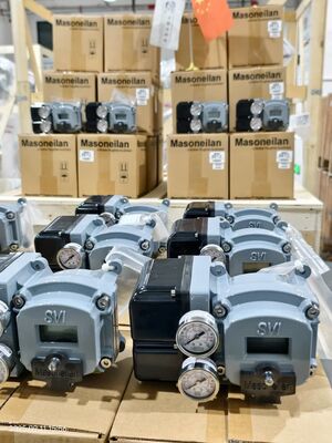 Masoneilan Positioner SVI2 and BURKERTI Solenoid Valve For Chinese Pneumatic Control Valve