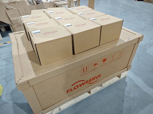 520MD Pneumatic Valve Positioner Flowserve Positioner with Chinse brand control valve and actuator