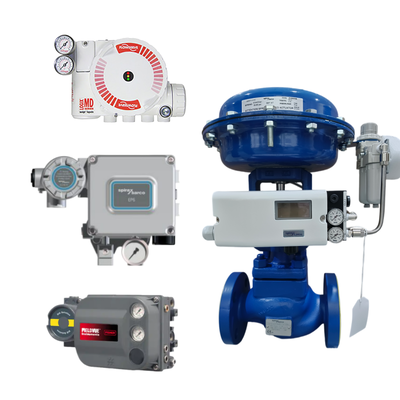 Pneumatic Control Valve and Stock FISHER DVC6200 Controller and Electro-Pneumatic Positioner Spiraxsarco EP6SLS1-A and SP7