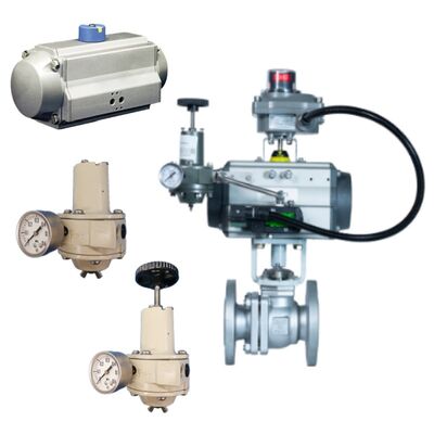 CHUANYI ZJHRF Corrosion Resistant O Type Ball Valve with KOSO 6300R Actuator Azbil KZ03 Filter