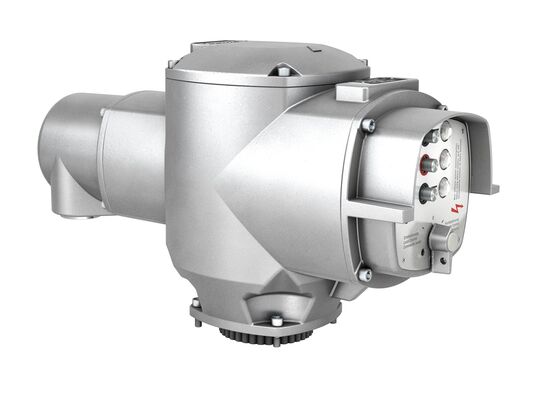 CHUANYI VBJG 600001 Triple Eccentric Butterfly Valve With AUMA SA SQ Series Electric Actuator for Fluid Control