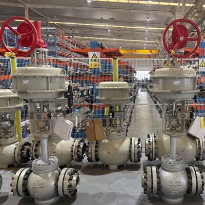 Samson Pneumatic Smart Positioner 3730-31001 With Butterfly Valve And Asco Solenoid Valve