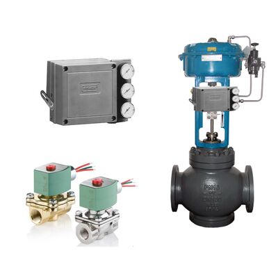 Emerson Fisher 3582 Electro Pneumatic Single-Acting Valve Positioner with ASCO Solenoid Valves