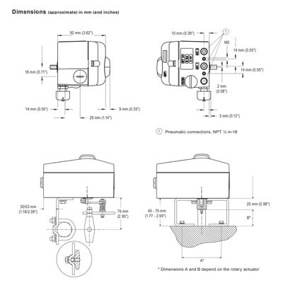 Valve Diagnostics Explosion-proof Valve Positioner SP7 Spirax Sarco Smart Digital Valve Controller