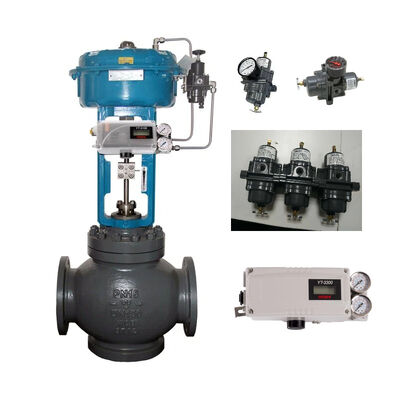 China Control Valve with Rotork YTC Valve Positioner YT-3100 YT-3300 and 67DFR-24/C3 67DF-2343-125871 Filter Regulator in Stock