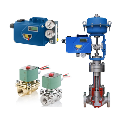 SUPCON Control Valve with Foxboro SRD991 Smart Digital Valve Positioner and ASCO Solenoid Valve