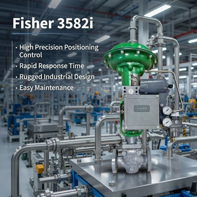 Original E-merson F-isher 3582i Electro-Pneumatic Valve Positioner with 582i Converter 4-20mA