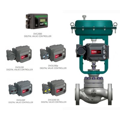 Fi sher FIELDVUE DVC6200 Digital Valve Positioner Double Acting with Feedback Industrial Automation