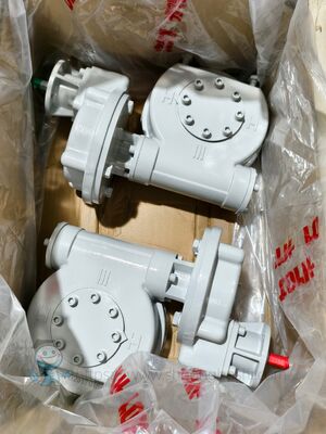 Quarter Turn Gearbox Rotork IW5 IR1 Series Worm Gearbox Electric Ball Valve Butterfly Valve Plug Valve