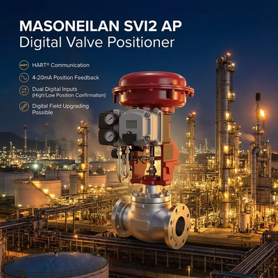 Masoneilan SVI2 AP Smart Digital Valve Controller Control Valve Positioner China CHUNHUI Controls Solenoid Valve Supplier