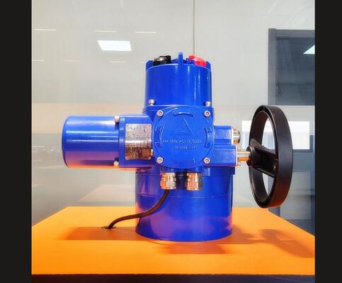 Peckwomy PWMON Series Explosion-proof OEM Ball Electric Actuators  Display Gas Media Replaceable Rotork IQ3 IQ20 Actuators