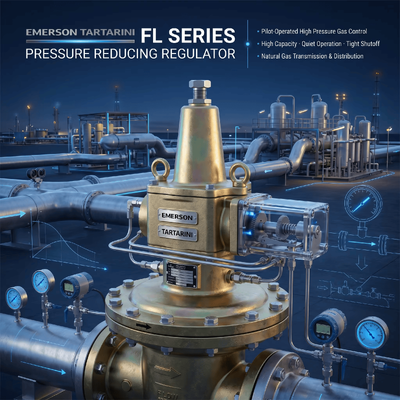 Emer-son Tartarini FL Series Gas Pressure Control Pilot Valve LPG LNG Gas Pressure Reducing Regulator