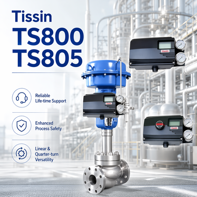 Hot Selling Tissin TS800 TS805 Series Smart Valve Positioner HART Digital Control Valve Positioner
