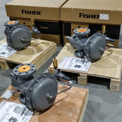 Fi-sher 1098-EGR Natural Gas Regulator Pilot Operated Pressure Control Valve Industrial Gas Pressure Regulator