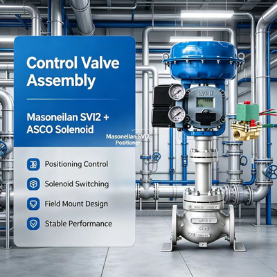 Masoneilan SVI2-21113111 SVI2-21123121 Smart Digital Valve Positioner with ASCO Solenoid Spool Valves