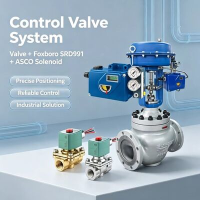 Foxboro SRD991 SRD991-BHFS6EA4NY-V01 Smart Valve Positioner with ASCO Solenoid Spool Valves